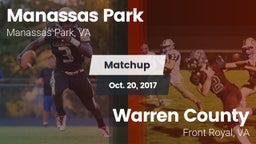 Matchup: Manassas Park High vs. Warren County  2017