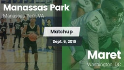 Matchup: Manassas Park High vs. Maret  2019