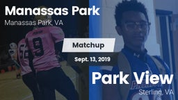 Matchup: Manassas Park High vs. Park View  2019