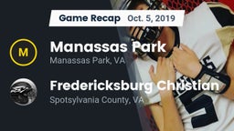 Recap: Manassas Park  vs. Fredericksburg Christian  2019