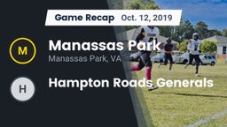 Recap: Manassas Park  vs. Hampton Roads Generals 2019