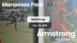 Matchup: Manassas Park High vs. Armstrong  2019