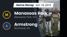 Recap: Manassas Park  vs. Armstrong  2019