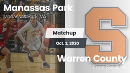 Matchup: Manassas Park High vs. Warren County  2020