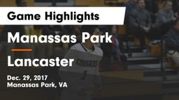 Manassas Park vs Lancaster Game Highlights - Dec. 29, 2017