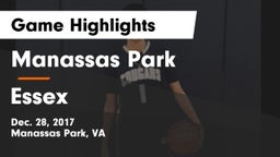 Manassas Park vs Essex Game Highlights - Dec. 28, 2017