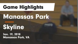 Manassas Park vs Skyline  Game Highlights - Jan. 19, 2018