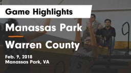 Manassas Park vs Warren County Game Highlights - Feb. 9, 2018