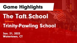 The Taft School vs Trinity-Pawling School Game Highlights - Jan. 21, 2023