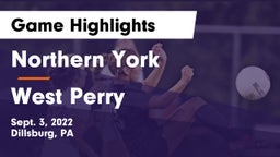 Northern York  vs West Perry  Game Highlights - Sept. 3, 2022