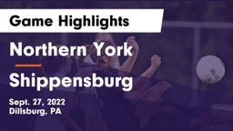 Northern York  vs Shippensburg  Game Highlights - Sept. 27, 2022