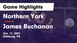 Northern York  vs James Buchanan  Game Highlights - Oct. 17, 2022