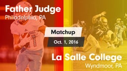 Matchup: Father Judge High vs. La Salle College  2016