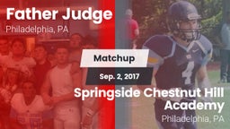 Matchup: Father Judge High vs. Springside Chestnut Hill Academy  2017