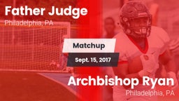 Matchup: Father Judge High vs. Archbishop Ryan  2017