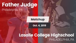 Matchup: Father Judge High vs. Lasalle College Highschool 2019