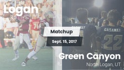 Matchup: Logan  vs. Green Canyon  2017