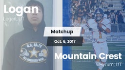 Matchup: Logan  vs. Mountain Crest  2017