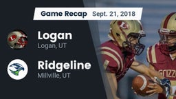 Recap: Logan  vs. Ridgeline  2018