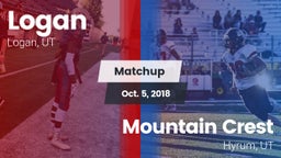 Matchup: Logan  vs. Mountain Crest  2018