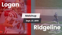 Matchup: Logan  vs. Ridgeline  2019