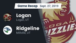 Recap: Logan  vs. Ridgeline  2019