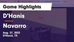 D'Hanis  vs Navarro  Game Highlights - Aug. 27, 2022