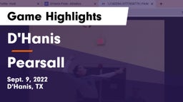 D'Hanis  vs Pearsall  Game Highlights - Sept. 9, 2022
