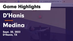 D'Hanis  vs Medina  Game Highlights - Sept. 30, 2022
