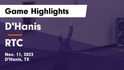 D'Hanis  vs RTC Game Highlights - Nov. 11, 2022