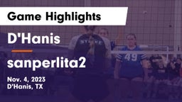 D'Hanis  vs sanperlita2 Game Highlights - Nov. 4, 2023