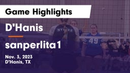 D'Hanis  vs sanperlita1 Game Highlights - Nov. 3, 2023