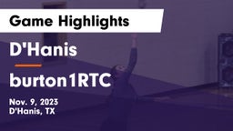 D'Hanis  vs burton1RTC Game Highlights - Nov. 9, 2023