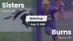 Matchup: Sisters  vs. Burns  2018