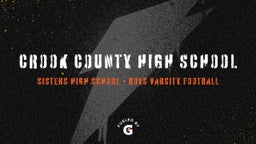 Sisters football highlights Crook County High School