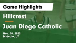 Hillcrest   vs Juan Diego Catholic  Game Highlights - Nov. 30, 2023