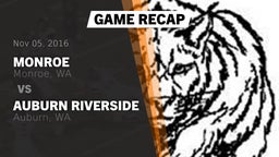 Recap: Monroe  vs. Auburn Riverside  2016