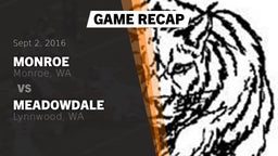 Recap: Monroe  vs. Meadowdale  2016