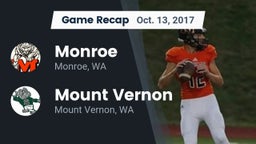 Recap: Monroe  vs. Mount Vernon  2017