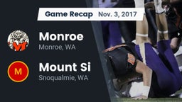 Recap: Monroe  vs. Mount Si  2017