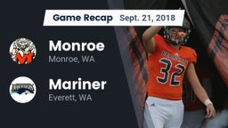 Recap: Monroe  vs. Mariner  2018