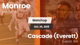 Matchup: Monroe  vs. Cascade  (Everett) 2018