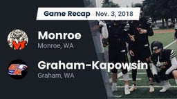 Recap: Monroe  vs. Graham-Kapowsin  2018