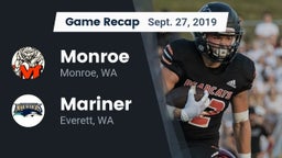 Recap: Monroe  vs. Mariner  2019