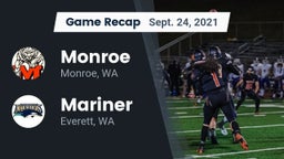 Recap: Monroe  vs. Mariner  2021