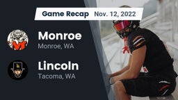 Recap: Monroe  vs. Lincoln  2022