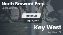 Matchup: North Broward Prep vs. Key West  2016