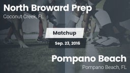 Matchup: North Broward Prep vs. Pompano Beach  2016
