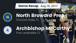 Recap: North Broward Prep  vs. Archbishop McCarthy  2017
