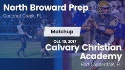 Matchup: North Broward Prep vs. Calvary Christian Academy 2017